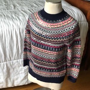 ♦️SOLD Limited Edition Gap Fair Isle Sequin Sweater